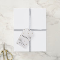 Gold Stars & Grey Clouds Baby Shower Thank You