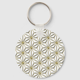 gold stars keychain