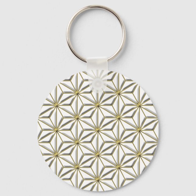 gold stars keychain (Front)