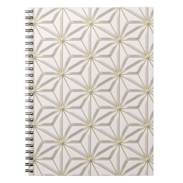 gold stars light notebook (Front)