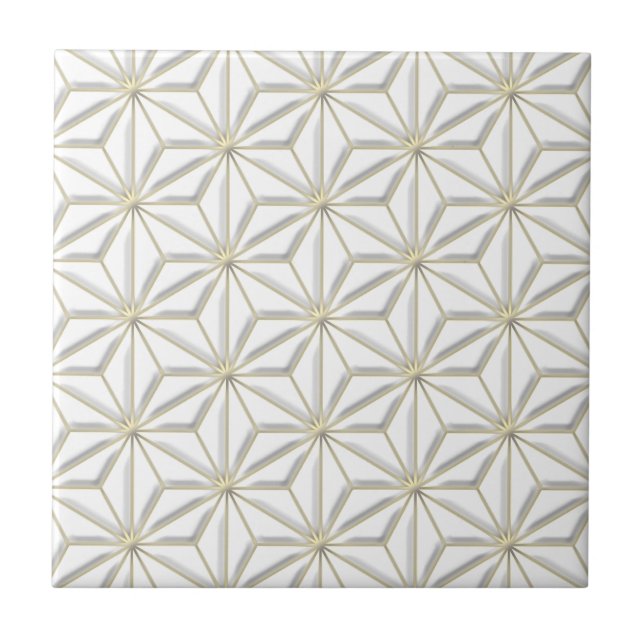 gold stars light tile (Front)