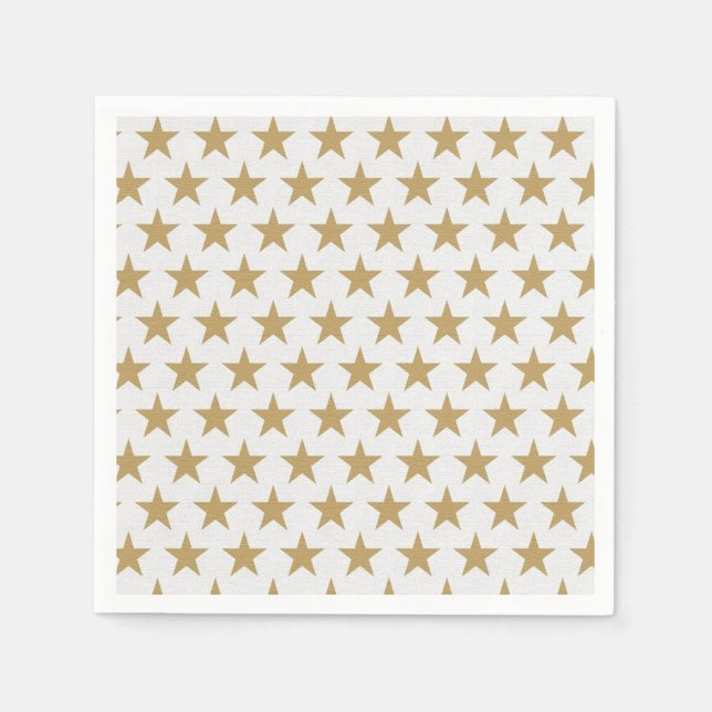 Gold Stars Napkin (Front)