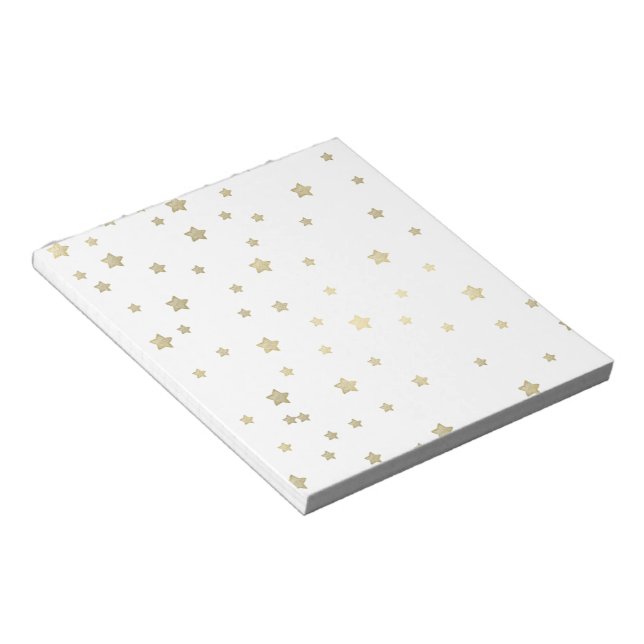 Gold Stars Notepad (Angled)