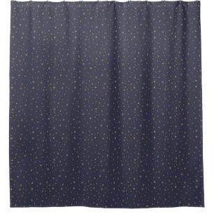 Gold Stars on Navy Blue