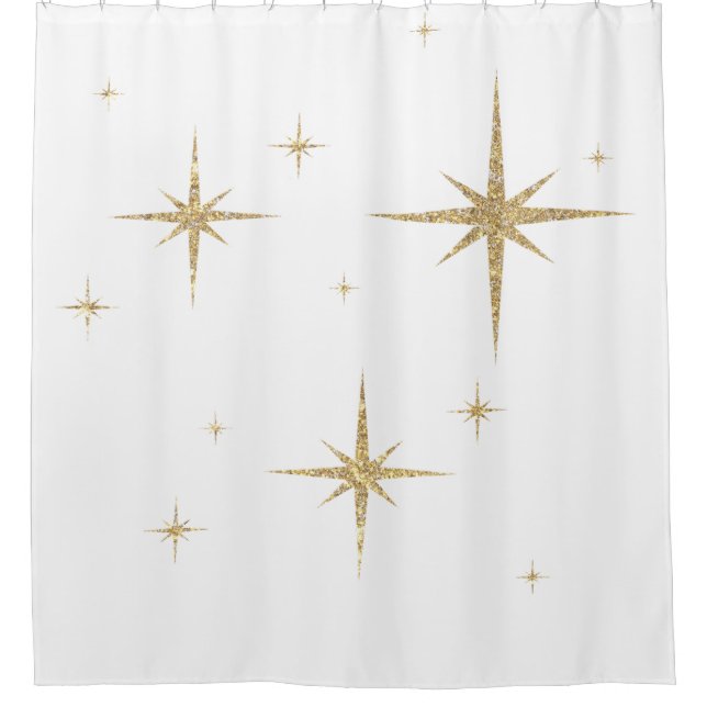 Gold Stars on White (Front)