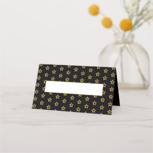 Gold Stars Place Card