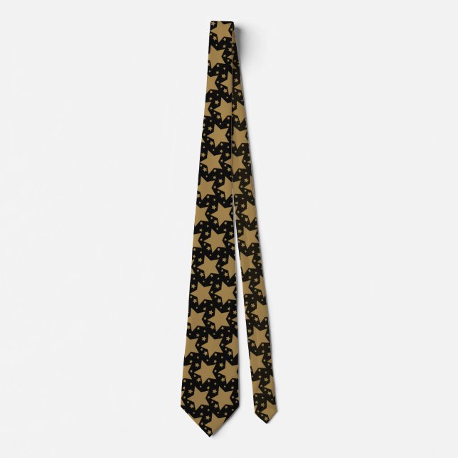 Gold Stars Re-Unsized Tie (Front)