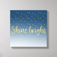 Gold Stars Sky Shine Bright