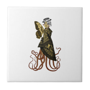 Gold SteamPunk Series Design 5   Tile
