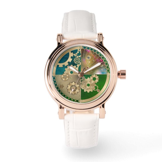 Gold Steampunk Watch (Front)