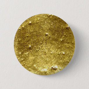 Gold stone 2 inch round button