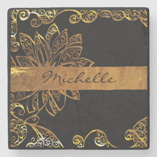 Gold Stone Coaster (Front)