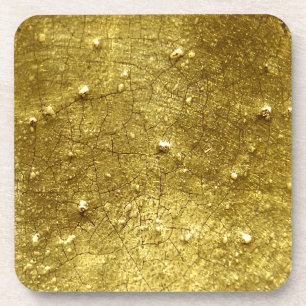 Gold stone coaster