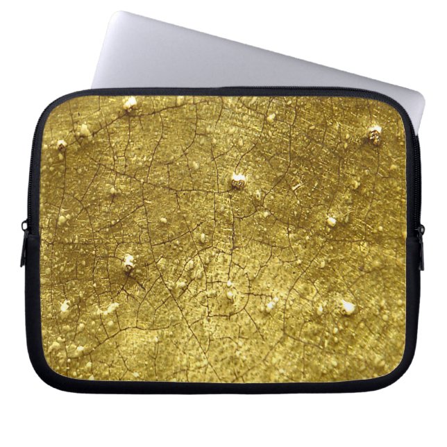 Gold stone laptop sleeve (Front)
