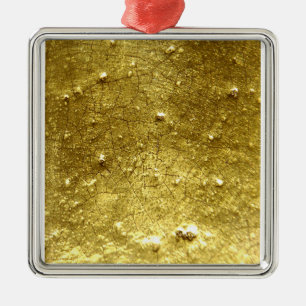 Gold stone metal ornament