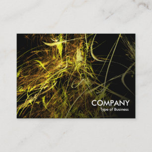 Gold Strands Fractal Business Card