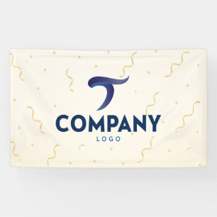 Gold Streamer Custom Company Banner