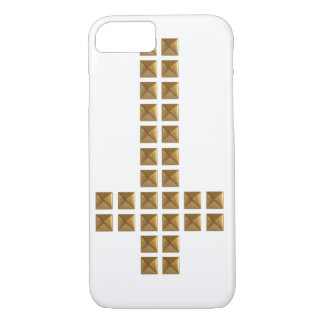 Gold Studded Inverted Cross Case-Mate iPhone Case