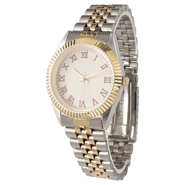 Gold Stylish Watch (Angled)
