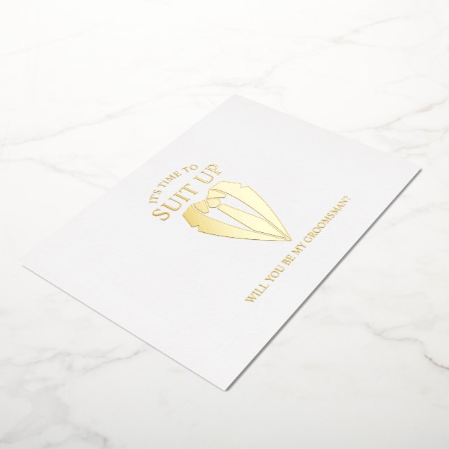 Gold Suit Personalized Groomsman Proposal (Rotated)