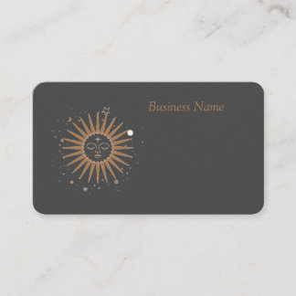 gold sun business card