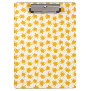 Gold Sunburst Pattern Clipboard