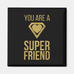 Gold Superhero Ami Valentine Magnet
