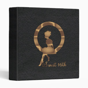 Gold Sweet 16th Planner Classeur
