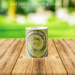 Gold Swirl IV Coffee Mug