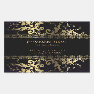 Gold Swirl Lace Sticker