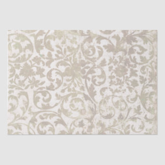 Gold Swirl Vintage Decoupage Distressed Tissue Paper