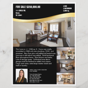 Gold Swoos Realtor Flyer