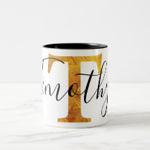Gold 'T' Monogram w/ Personalized Name