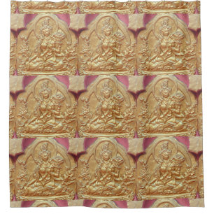gold tara buddha  pattern