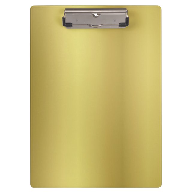 Gold Template Back Customize Clipboard (Front)