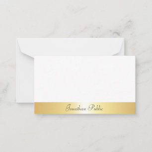 Gold Template Calligraphed Script Text Name