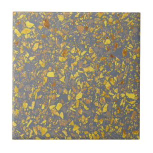 Gold Terrazzo Pattern Tile