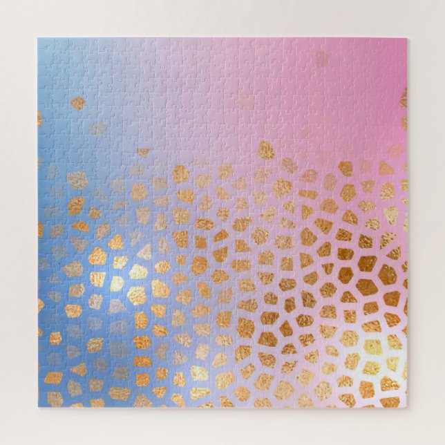 Gold texture: gradient abstract background jigsaw puzzle (Vertical)
