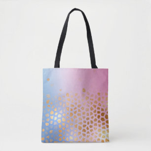 Gold texture: gradient abstract background tote bag
