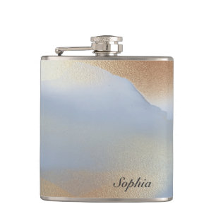 Gold Texture Hip Flask