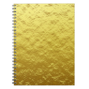 Gold Texture Pattern (Luxurious Golden Glow) Notebook