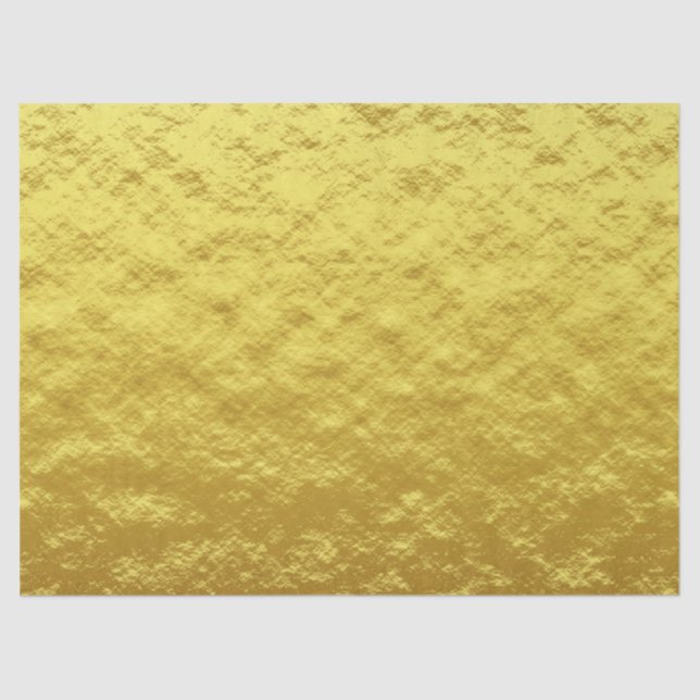 Gold Texture Pattern (Luxurious Golden Glow) Tissue Paper (Front)