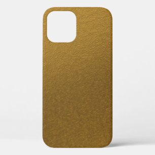 Gold texture shiny golden elegant iPhone 12 case