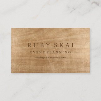 Gold Textured Architectural Business Card