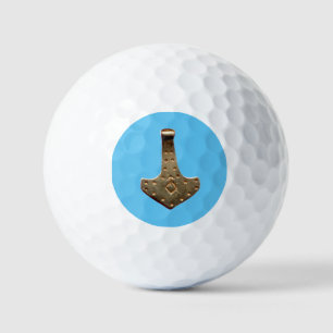 Gold Thor Hammer blue value golf balls 12 pk