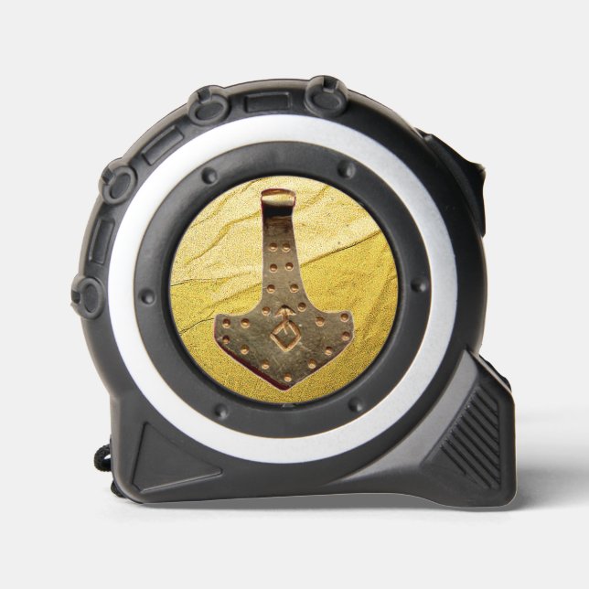 Gold Thor Hammer Gold Vein tape measure 1 (Front)