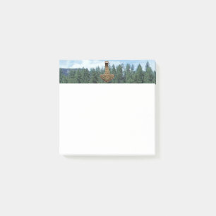 Gold Thor Hammer trees white note pads