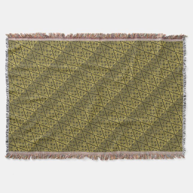 Gold throw blanket (Front)