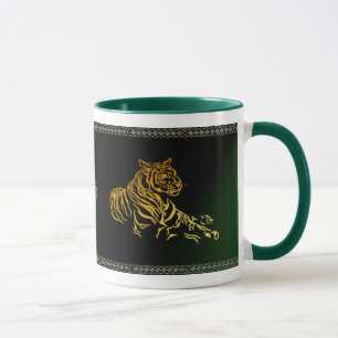 Gold Tiger Mug