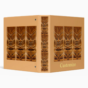 Gold Tiki Sculpture Thunder_Cove Binder